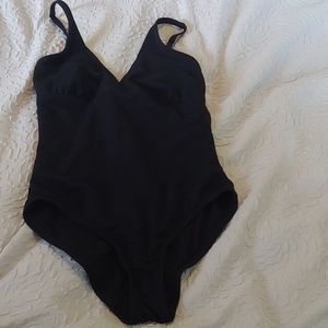 Catalina Black One Piece Bathing Suit